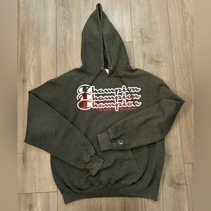 Champion Men's Dark Gray Hoodie
